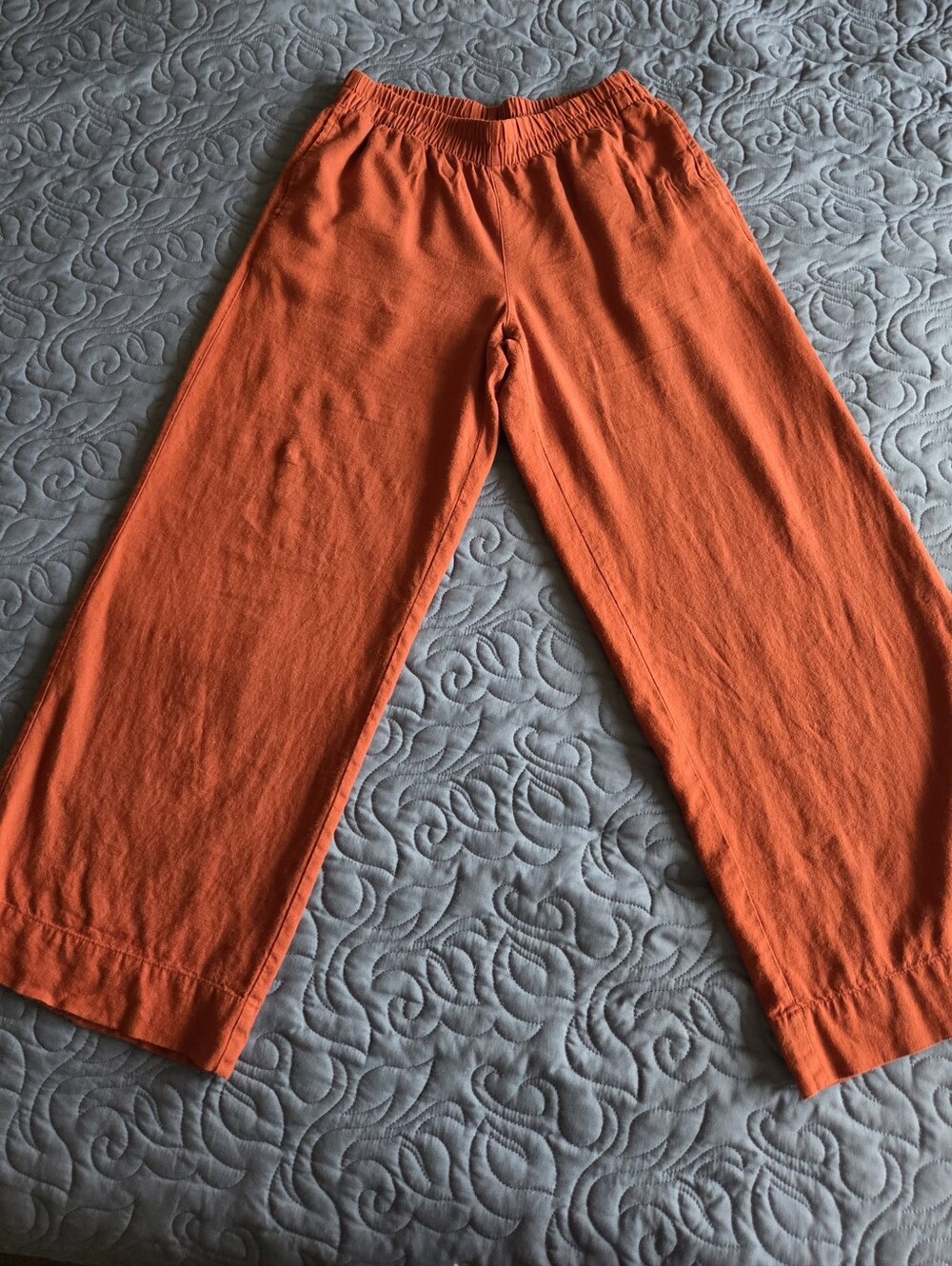 Old Navy Linen Rust Pants